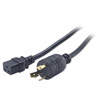 APC BY SCHNEIDER ELECTRIC AP9896 Power Cord L6-30P SJT 8 ft Blk 24A 12/3
