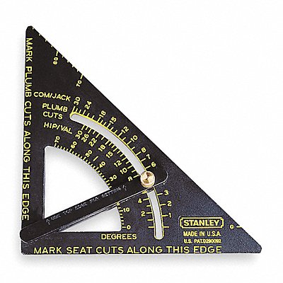 STANLEY 46053 Quick Square Alum 10 3/4x6 3/4 Blk