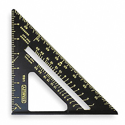 STANLEY 46071 Quick Square Alum 10-1/4 x 7 Blk