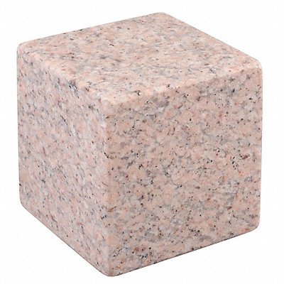 STARRETT 81980 Granite Cube Pink 6-Face AA 3x3x3