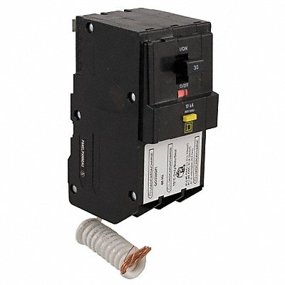 SQUARE D QO350GFI Circuit Breaker 50A Plug In 120V 3P