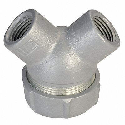 APPLETON ELECTRIC ELBY125 Capped Elbow Iron Trade Size 1.25in