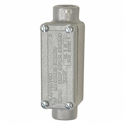 APPLETON ELECTRIC ERC50 Conduit Outlet Body Iron Trd Sz 1/2in