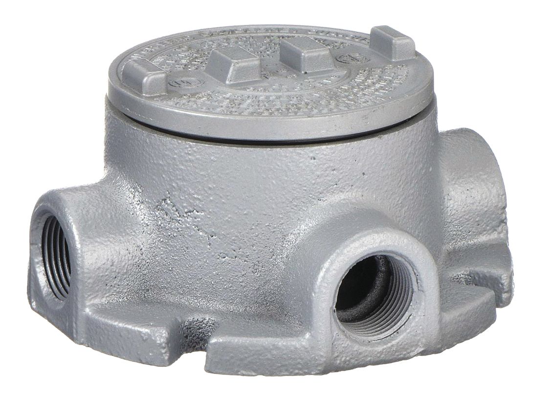 APPLETON ELECTRIC GRFX100 Conduit Outlet Body Iron Trd Sz 1in