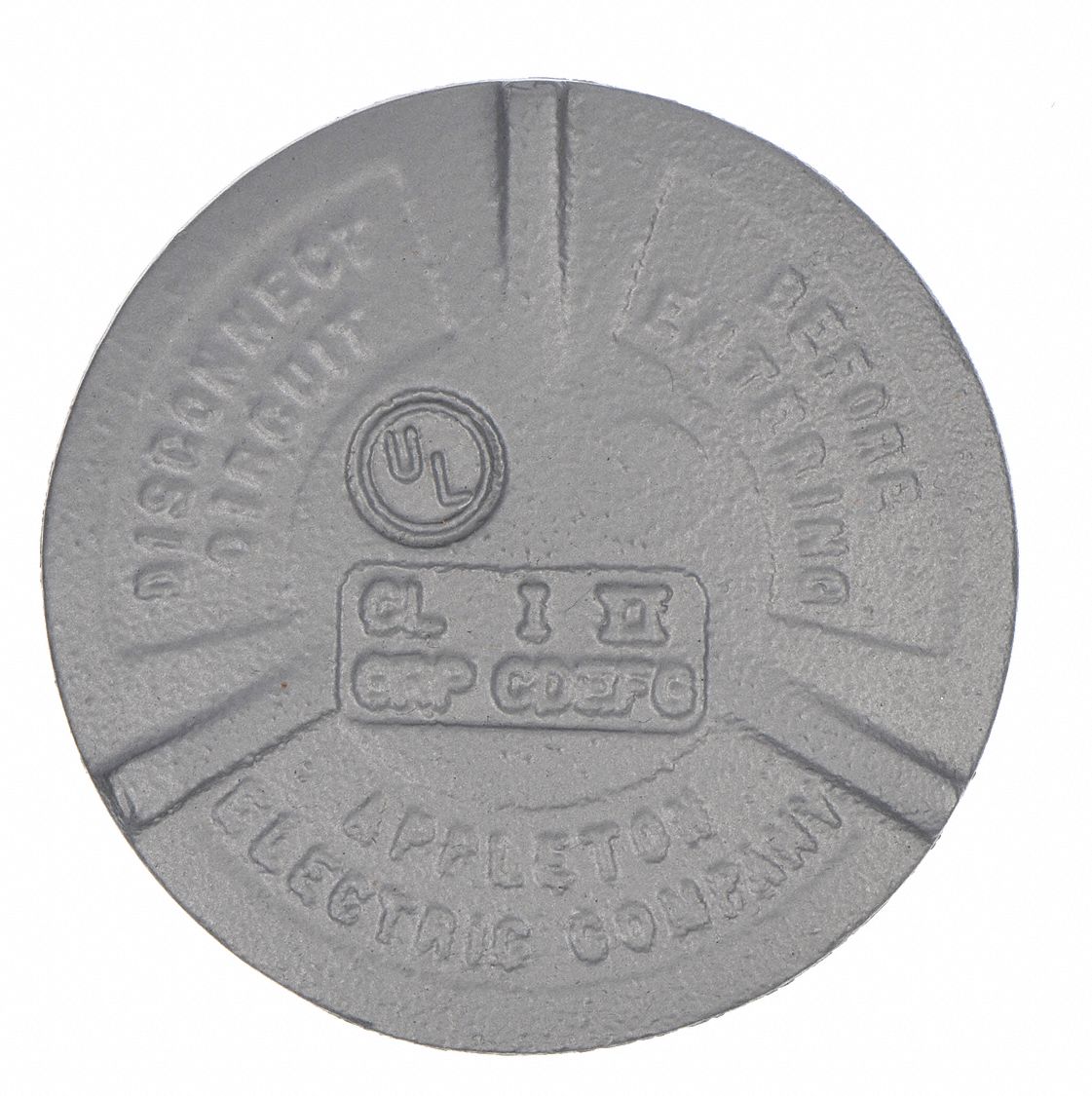 APPLETON ELECTRIC GRJSK Conduit Access Cover Aluminum