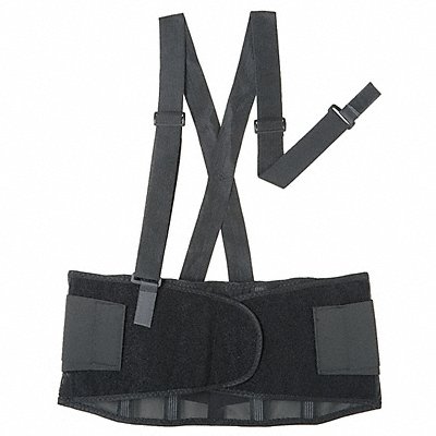 CONDOR 6T563 D0582 Back Support w/Stay Black Polyester M