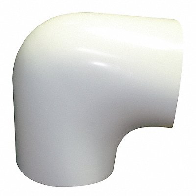 JOHNS MANVILLE 32795 Fitting Cover 90 Elbow 4 In Max White