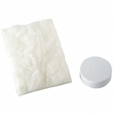 JOHNS MANVILLE 556410 Fitting Cover End Cap 1-1/2 In Max White