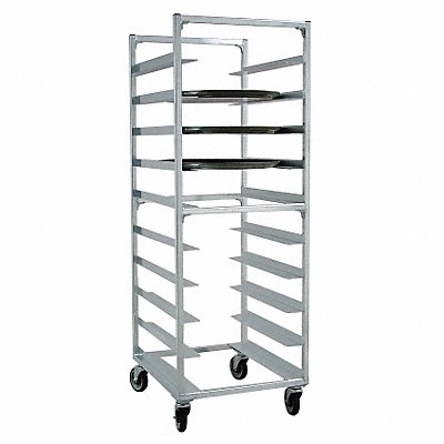 NEW AGE NS893 Oval Tray Rack 69 3/4 in H Aluminum