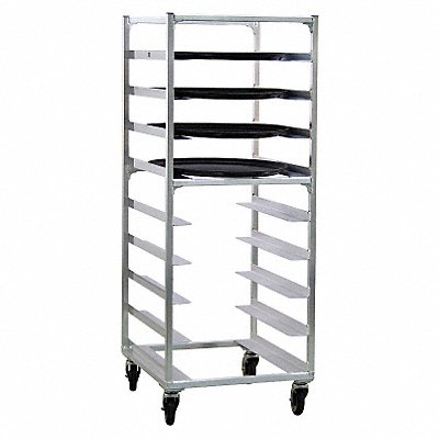 NEW AGE 95681 Oval Tray Rack 63 3/4 in H Aluminum