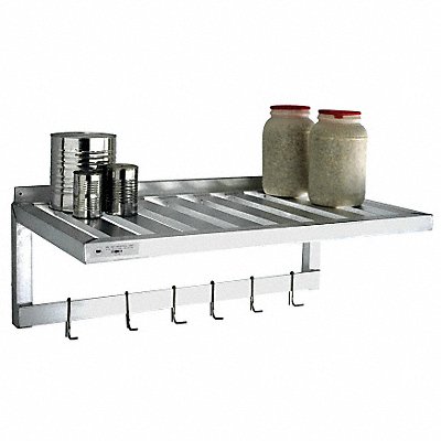NEW AGE 1122PR TBarWll Shlf 13x20x48in Shelf Capacity 600lb