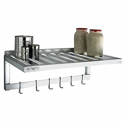 NEW AGE 1123PR TBarWll Shlf 13x20x60in Shelf Capacity 500lb