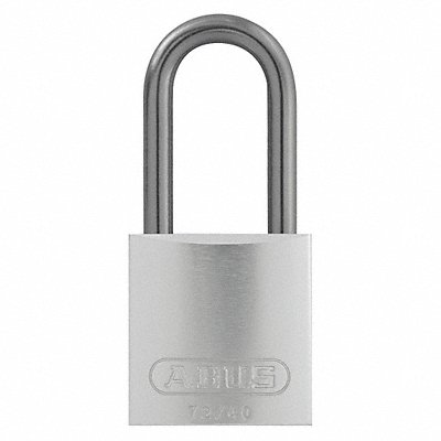 ABUS 72HB4040KAx12Silver Lockout Padlock KA Silver 1-1/2 H PK12