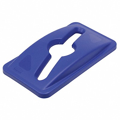 RUBBERMAID COMMERCIAL PRODUCTS 1788372 All-Purpose Recycling Top Poly Blue