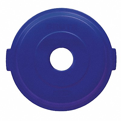 RUBBERMAID COMMERCIAL PRODUCTS 1788376 Bottle/Can Recycling Top HDPE Blue