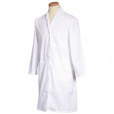 FASHION SEAL 400XL Laboratory Coat XL White 39-1/2 in L