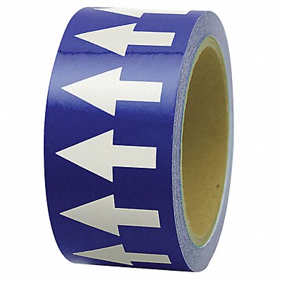 INCOM MANUFACTURING PMA451 D4935 Arrow Tape Blue 4in W 108ft Roll L