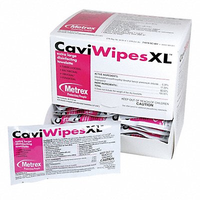 CAVIWIPES 131155 Disinfecting Wipes 50 ct Packet