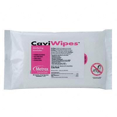 CAVIWIPES 131224 Disinfecting Wipes 45 ct Soft Pack