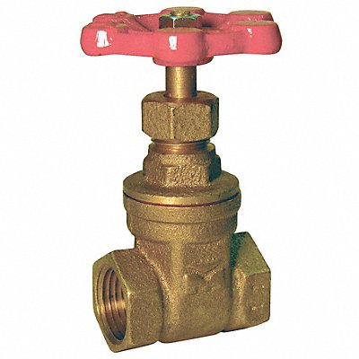 GRAINGER 6TWK3 Gate Valve Brass 2 In Brass