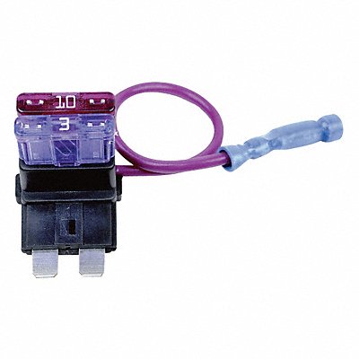BATTERY DOCTOR 30003 Dual Fuse Holder Black Red Plug In