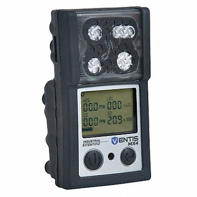INDUSTRIAL SCIENTIFIC VTSK5232100101 Multi-Gas Detector 4 Gas -4 to 122F LCD