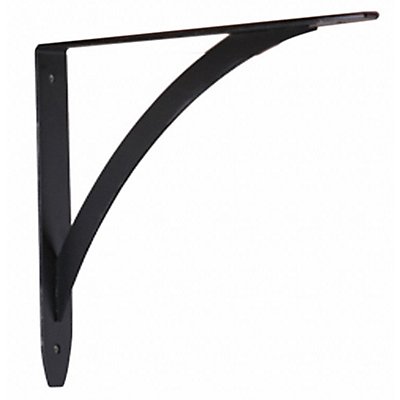 JOHN STERLING RP005310BK Shelf Bracket Black 7-1/4 L x 9-3/4 H
