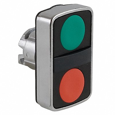 SCHNEIDER ELECTRIC ZB4BA7340 Multihead Operator Grn Rd Non Illuminated 22mm