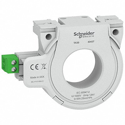 SCHNEIDER 50437 Ground Fault Sensor Toroid 30 mm 65A