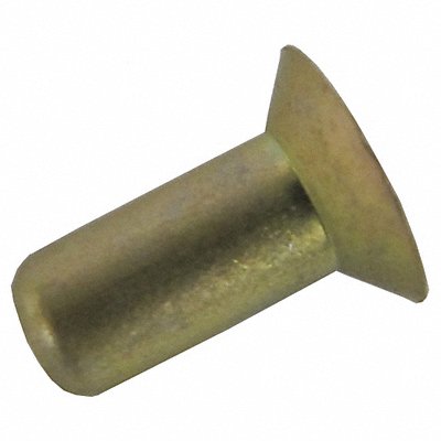 GRAINGER 26AD0410EA100 Rivet Countersunk 1/8 Dia 5/8 L PK100