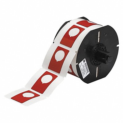 BRADY B30EP168593RD G8793 Raised Profile Label Red 1.200 In.