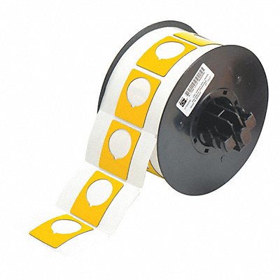 BRADY B30EP167593YL Raised Profile Label Yellow 200 Labels