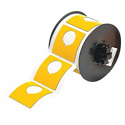 BRADY B30EP170593YL G8797 Raised Profile Label Yellow 2.400 In.