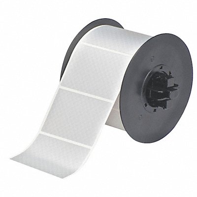 BRADY B30222438 Label Tape Roll Metallic Silver 3 In.H