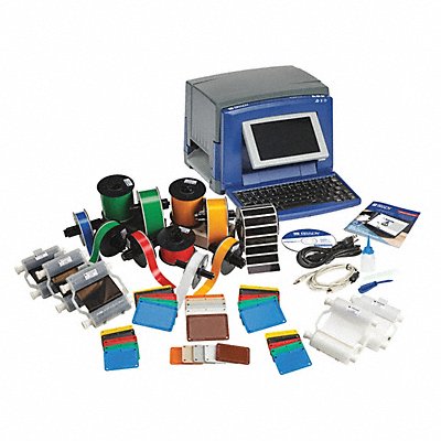 BRADY S3100WPIPEKIT Desktop Label Printer Kit BBP31 4in Tape