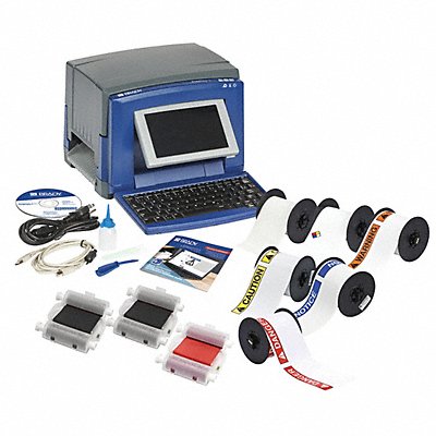 BRADY S3100WSAFEKIT Desktop Label Printer Kit BBP31 4in Tape