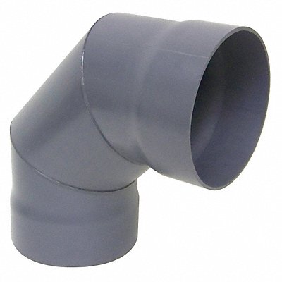 PLASTIC SUPPLY PVCEA06 90 Degree Elbow 6 Duct Size