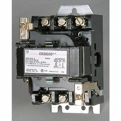 GE CR305B003 H2444 NEMA Magnetic Contactor Non Reversing 240VAC
