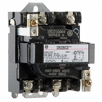 GE CR305C004 H2445 NEMA Magnetic Contactor Non Reversing 480VAC