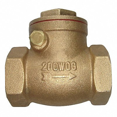 GRAINGER 6VDT8 Swing Check Valve 3.8125 in Overall L