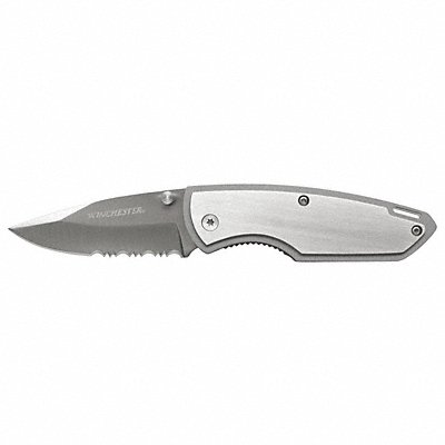 WINCHESTER 31000312 Folding Knife Drop Point 2-39/64 In SS