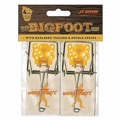 JT EATON 406XT Mouse Trap 1/4 in H Beige/Orange PK4