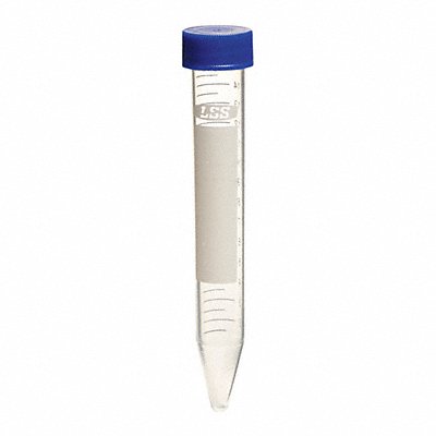 LAB SAFETY SUPPLY 6VMY1 Conical Tube 17 mm Dia 120 mm H PK500