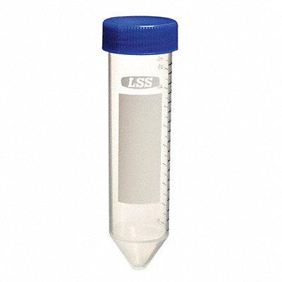 LAB SAFETY SUPPLY 6VMY2 Conical Tube 29 mm Dia 114 mm H PK500