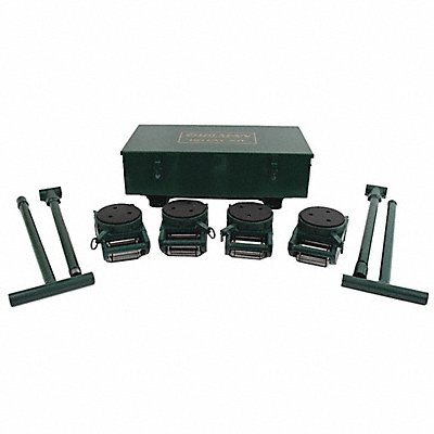 HILMAN ROLLERS KRS40SLP Equipment Roller Kit 80 000 lb Swivel