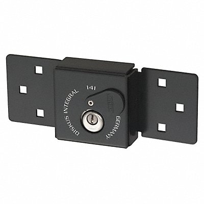 ABUS 141200BlackKD Van Locks with Hasp SS