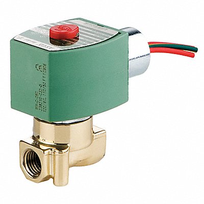 6ZAK1 REDHAT 8262H202 Solenoid Valve Brass NC Air Inert Gas