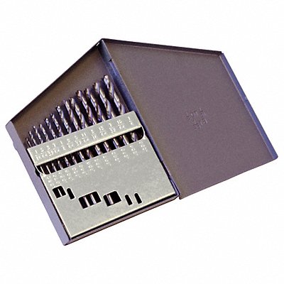 CHICAGO-LATROBE 42801 Jobber Drill Set 13 pc HSS