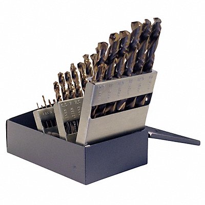 CHICAGO-LATROBE 54127 Jobber Drill Set 25 pc Cobalt
