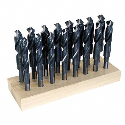 CHICAGO-LATROBE 69849 Reduced Shank Drill Set 16pc HSS